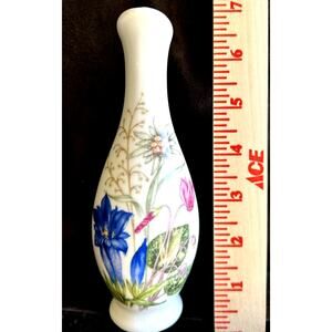 VTG inhalt 0,1 L pitcher ceramic jug Germany Bavaria Blue Pink Flowers